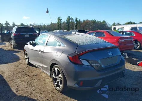 2016 Honda Civic Touring z USA, uszkodzony, nr VIN 2HGFC3B92GH360795
